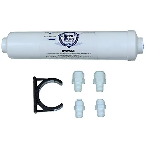 KleenWater Inline Filter Lead Chlorine Removal USA Made