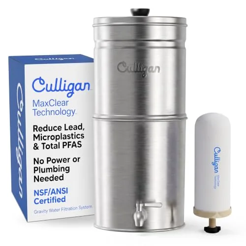 Culligan MaxClear 2.25 Gal Gravity Filter NSF-Certified PFAS