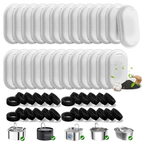 Beckacher 25-Pack Filters for 3.2L Stainless Fountains