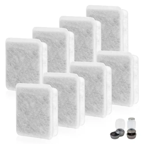 Canova Pet Fountain Charcoal Filter Replacements 8-Pack