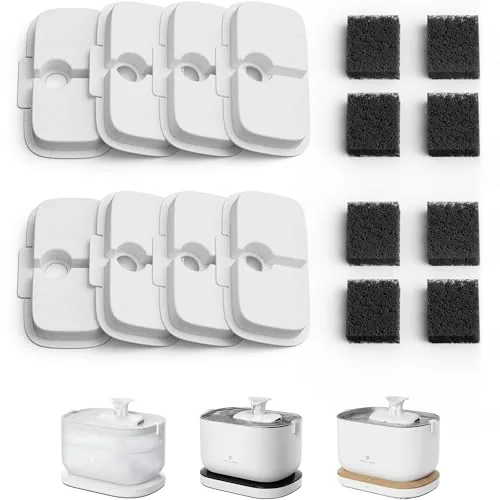 PETLIBRO Dockstream Replacement Filters 8-Pack 4-Month Supply