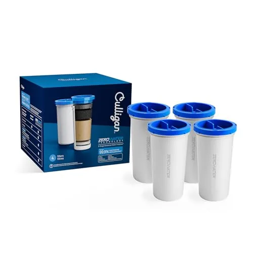 Culligan ZeroWater 5-Stage Replacement Filter 4-Pack IAPMO Certified