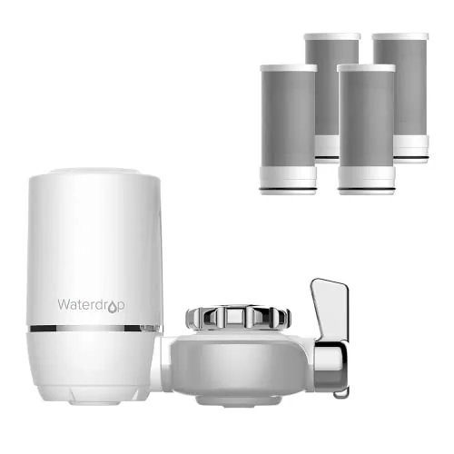 Waterdrop FC-01 Faucet Filter with 4 Filters Included
