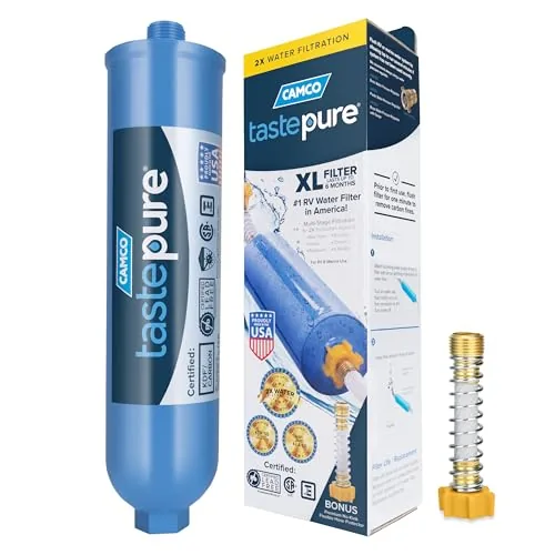 Camco TastePure XL Inline RV Water Filter 40019