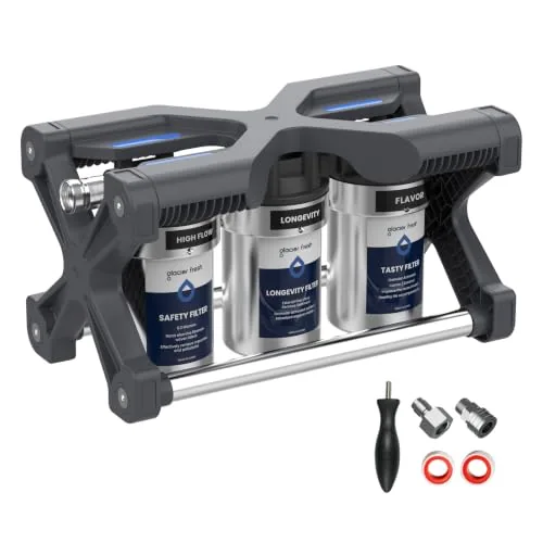 Glacier Fresh GFRVWP03 3-Stage RV Water Filter System