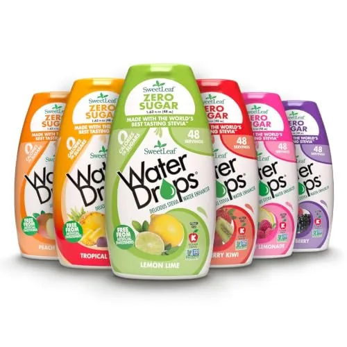 SweetLeaf Water Drops Variety Pack 6 Flavors Stevia
