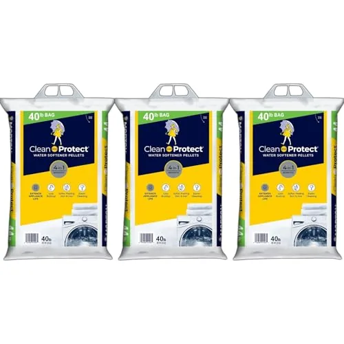 Clean and Protect Water Softener Salt 3x40lb Bags