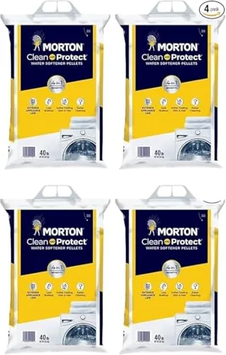 Morton Clean & Protect Softener Salt 160 lb 4-Pack