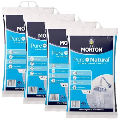 Morton Pure & Natural Solar Salt Crystals 4-Pack