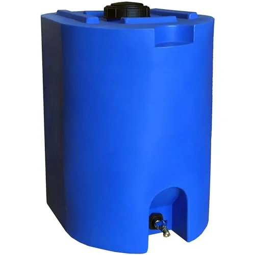 WaterPrepared 55-Gallon Stackable HDPE Utility Water Tank