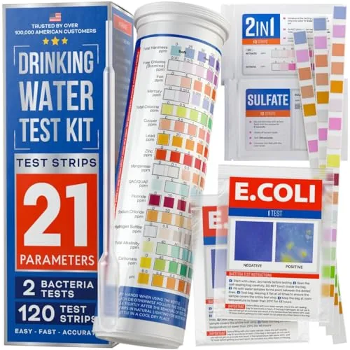 Bestprod 21-in-1 Water Test Kit with Bacteria Strips