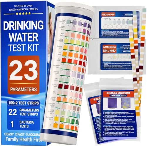 VibeEsece 23-in-1 Water Test Strips 155-Count Kit
