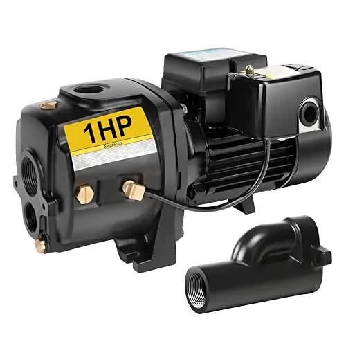 Acquaer 1HP Convertible Jet Pump with Ejector Kit