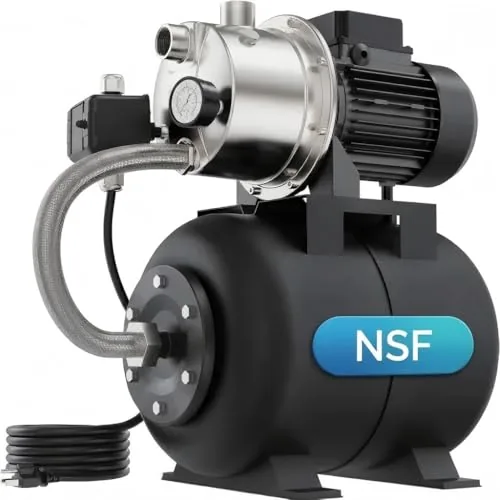 Aquastrong 1.6HP Shallow Well Jet Pump with Pressure Tank