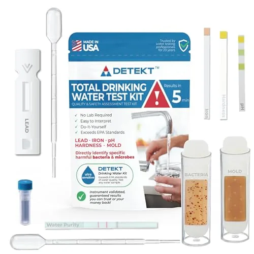 Detekt 7-in-1 Home Water Test Kit USA-Made