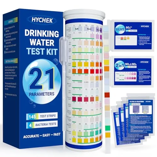 HYCHEK 21-in-1 Drinking Water Test Kit with E.coli